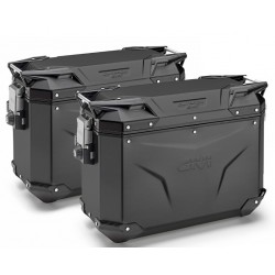 GIVI Βαλίτσες πλαϊνές Ζεύγος 37 λίτρα OBKE37BPACK2 trekker monokey μαύρες